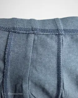 شورت طوسی خط ریز H&M