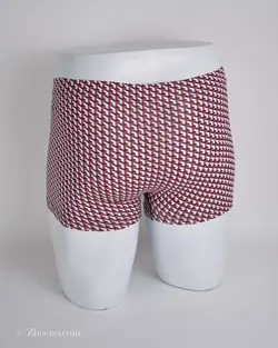 شورت قرمز طرح هندسی H&M