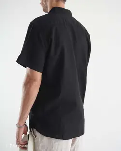 پیراهن لینن مشکی Jean Pascale