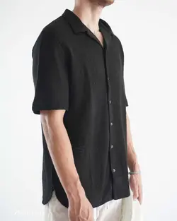 پیراهن بافت مشکی King Brich