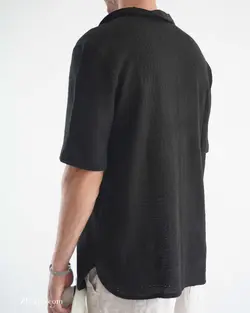 پیراهن بافت مشکی King Brich