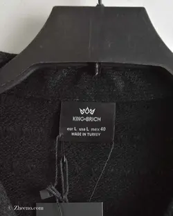 پیراهن بافت مشکی King Brich