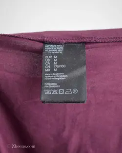 شورت زرشکی تیره H&M