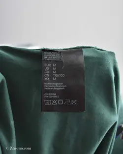 شورت H&M سبز طرح دار