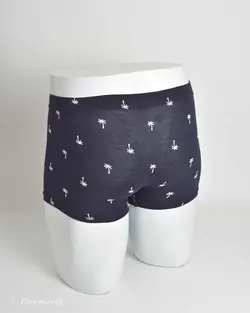 شورت مشکی طرح نخل