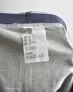شورت H&M طوسی کمر مشکی