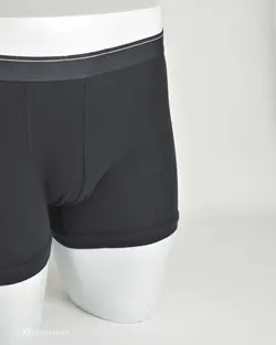 شورت مشکی کمر خط دار