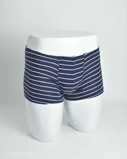 شورت H&M سرمه ای خط دار