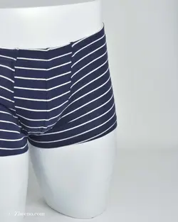 شورت H&M سرمه ای خط دار