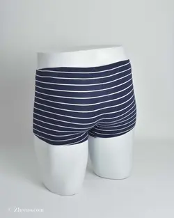 شورت H&M سرمه ای خط دار