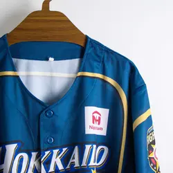 تیشرت بیس بالی آبی