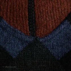 بافت طرحدار لوزی