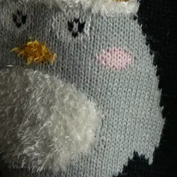 بافت طرحدار کریسمسی