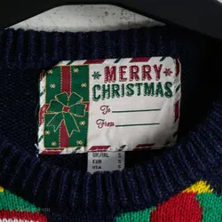بافت طرحدار Merry Christmas