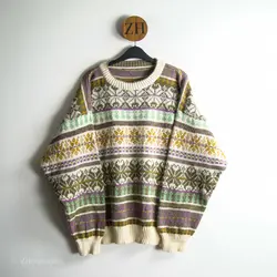 بافت طرحدار چند رنگ