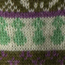 بافت طرحدار چند رنگ