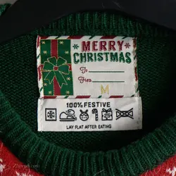 بافت طرحدار Merry Christmas