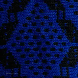 بافت طرحدار آبی