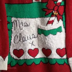 بافت طرحدار کریسمسی