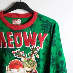 بافت طرحدار Party sweater