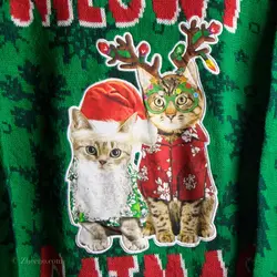 بافت طرحدار Party sweater