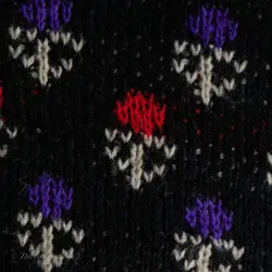 بافت طرحدار مشکی