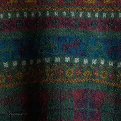 بافت طرحدار سبز