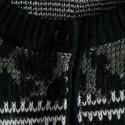 بافت طرحدار مشکی