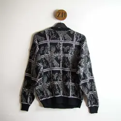 بافت طرحدار مشکی