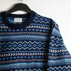 بافت طرحدار آبی