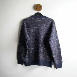 بافت طرحدار سورمه ای