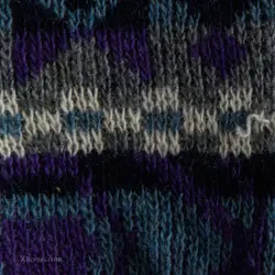 بافت طرحدار چند رنگ