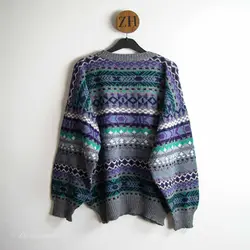 بافت طرحدار چند رنگ