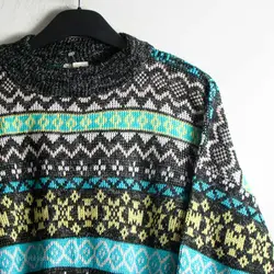 بافت طرحدار چند رنگ