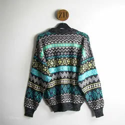 بافت طرحدار چند رنگ