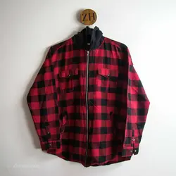 پیراهن پشمی کلاه دار  H.M