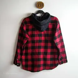 پیراهن پشمی کلاه دار  H.M