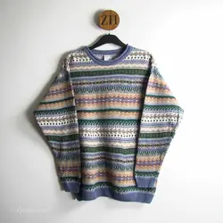 بافت طرحدار چند رنگ