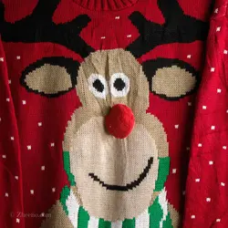 بافت طرحدار کریسمسی