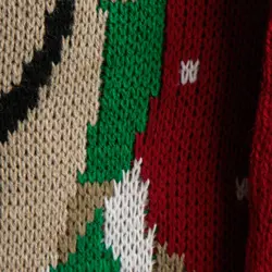 بافت طرحدار کریسمسی