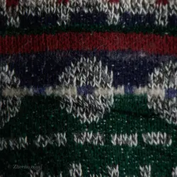 بافت طرحدار چند رنگ