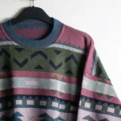 بافت طرحدار چند رنگ