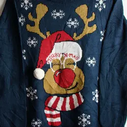 بافت طرحدار کریسمسی