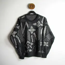 بافت طرحدار خاکستری