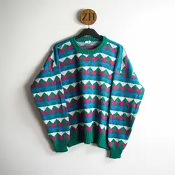 بافت طرحدار سبز