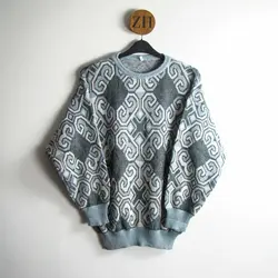 بافت طرحدار آبی