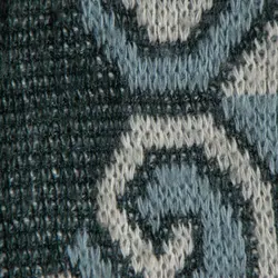 بافت طرحدار آبی