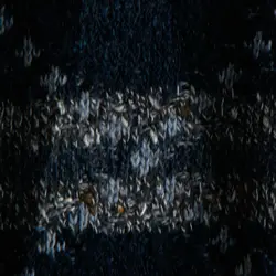 بافت طرحدار آبی