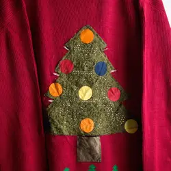 بافت طرحدار کریسمسی