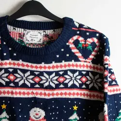 بافت طرحدار کریسمسی